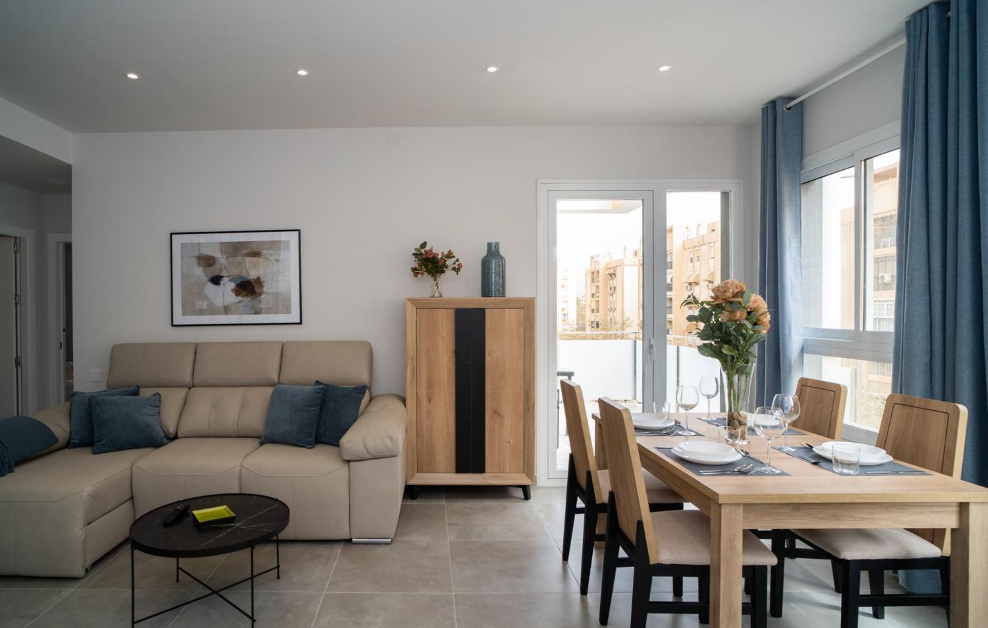 Aac Malaga - Apartamento Con Terraza, Muy Amplio, Totalmente Equipado, Cerca Del Centro Y Nuevo! Kamer foto