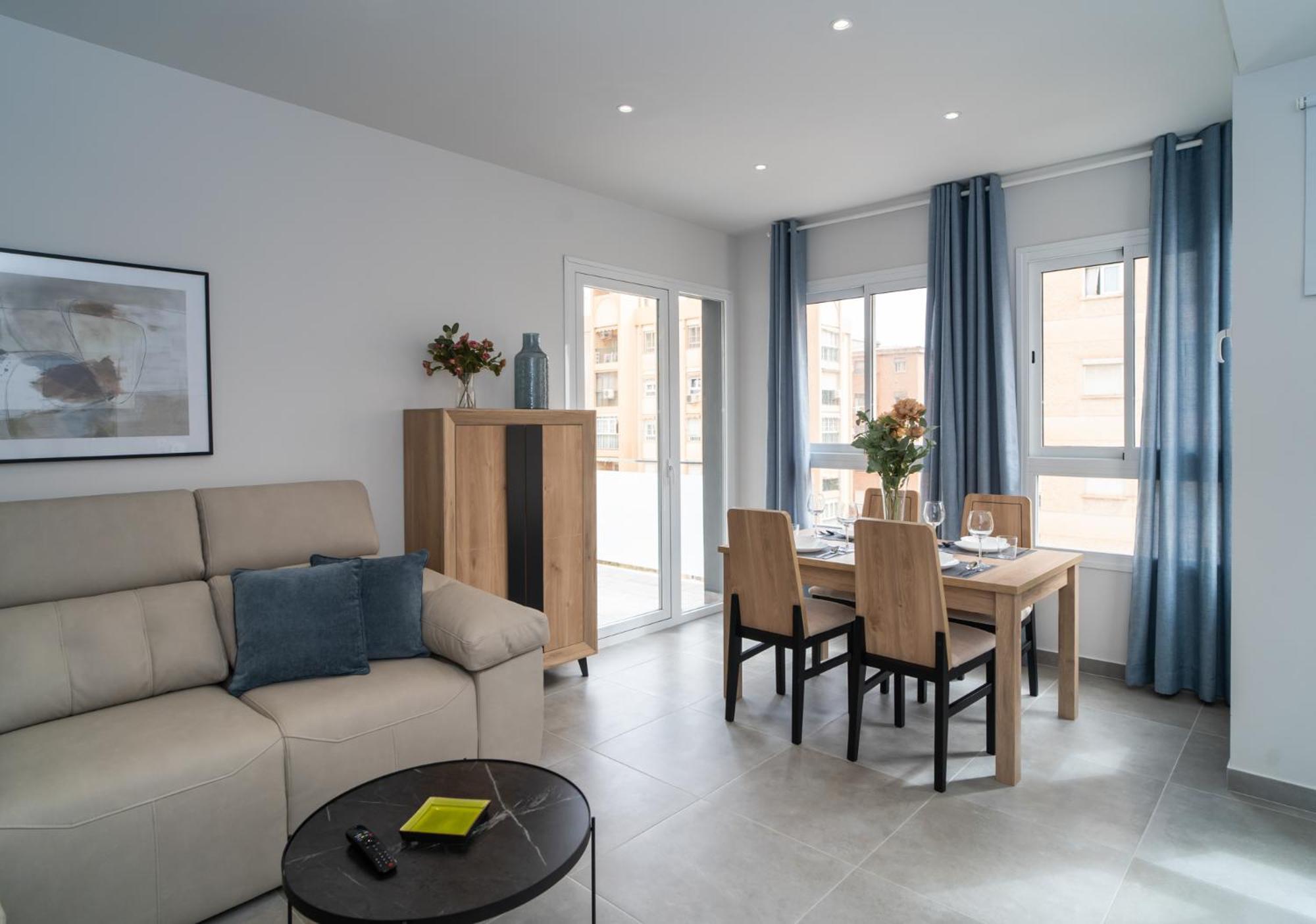 Aac Malaga - Apartamento Con Terraza, Muy Amplio, Totalmente Equipado, Cerca Del Centro Y Nuevo! Kamer foto